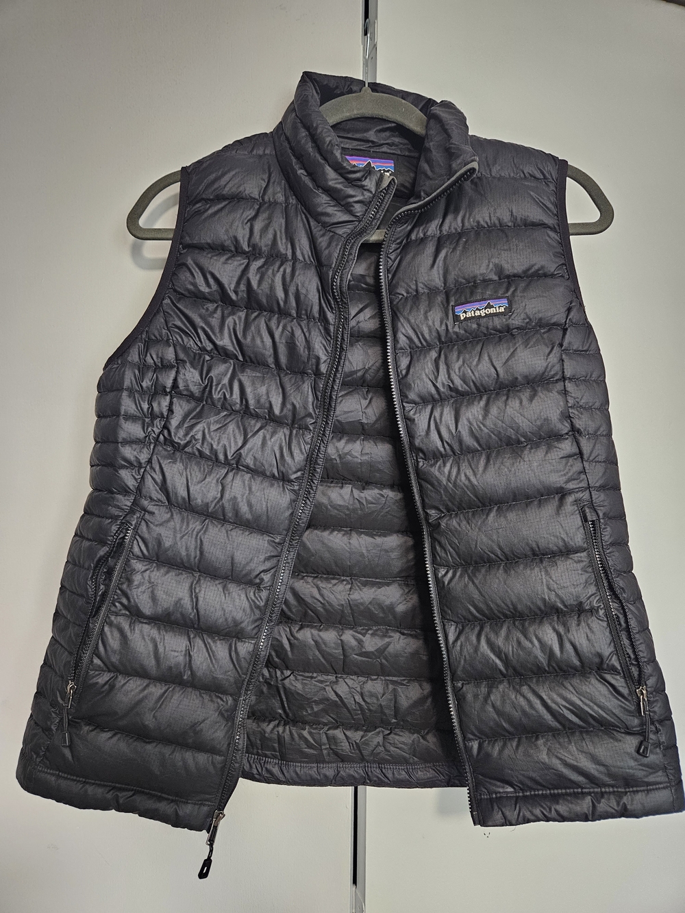 Patagonia Black Quilted Down Vest